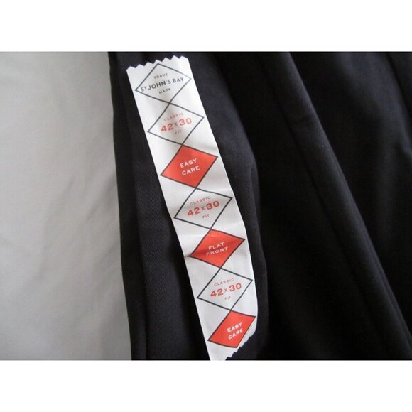 New W/ Tag Men St John Bay Easy Care Pants Sz 42 x 30 (MP269) - Picture 2 of 5